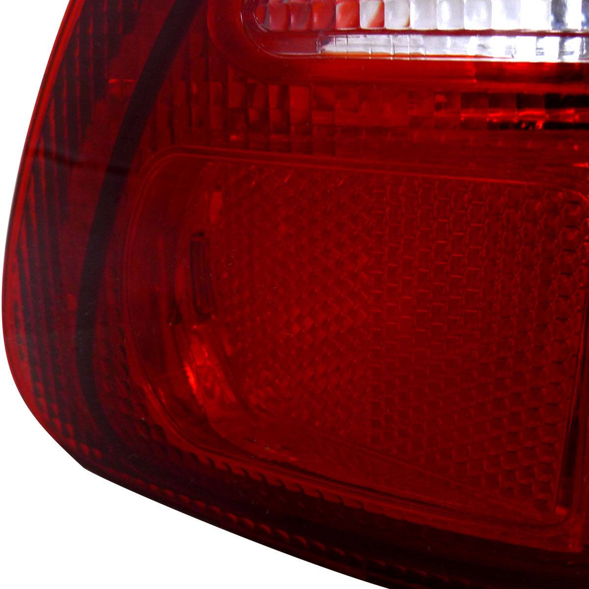 1992-1995 Honda Civic Tail Lights (Chrome Housing/Red Clear Lens)