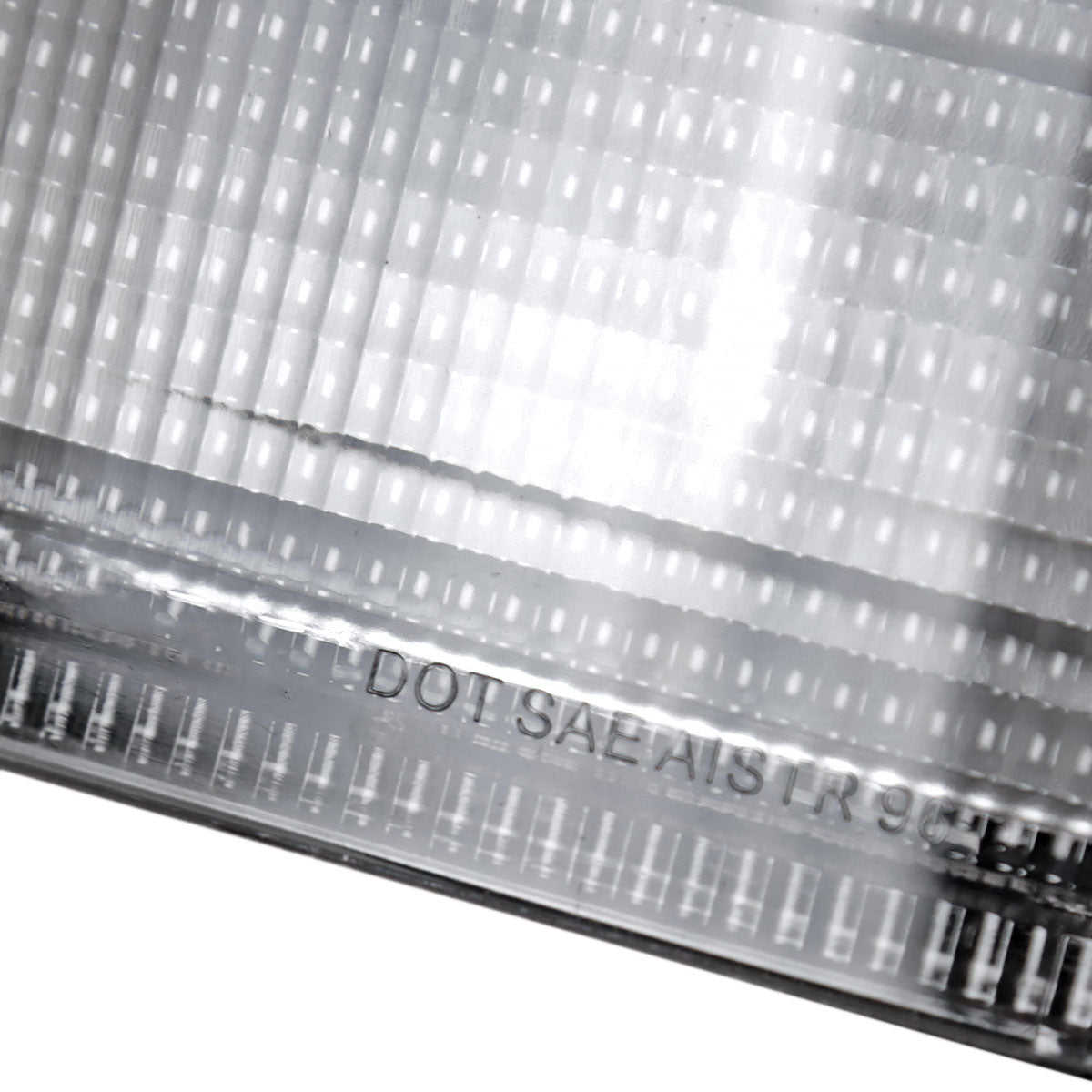 1996-2000 Honda Civic Coupe Tail Lights (Chrome Housing/Red Clear Lens)