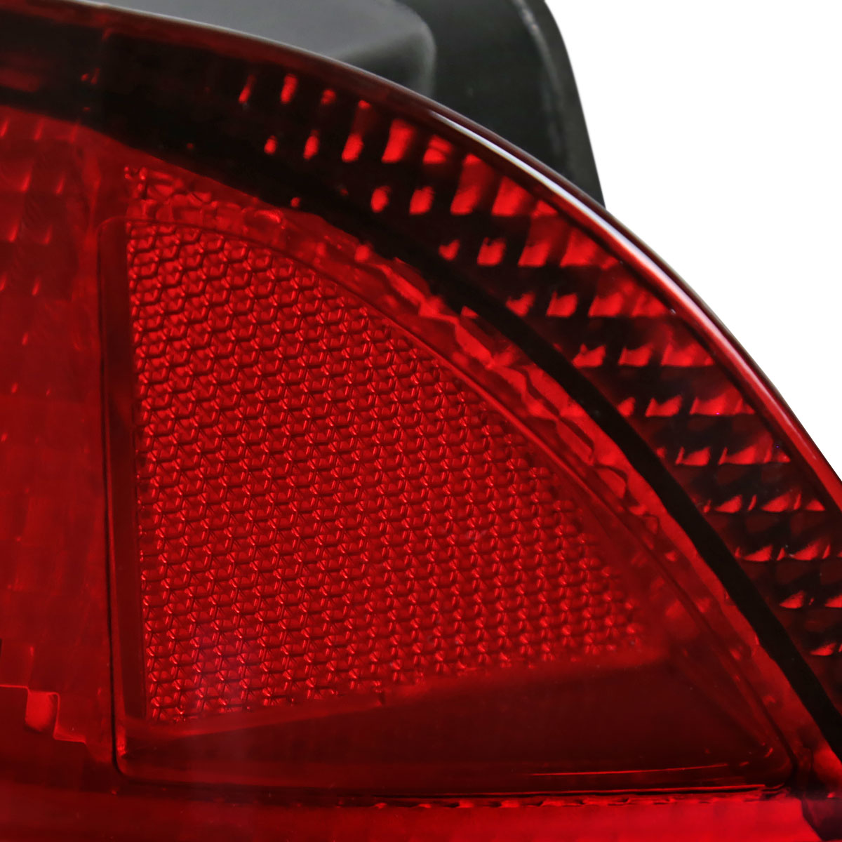 1996-2000 Honda Civic Coupe Tail Lights (Chrome Housing/Red Clear Lens)