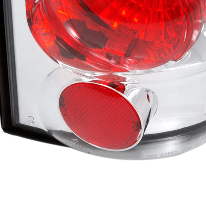 2000-2006 Chevrolet GMC Tahoe/Yukon/Suburban Tail Lights (Chrome Housing/Clear Lens)