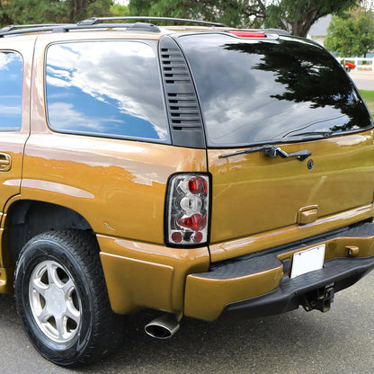2000-2006 Chevrolet GMC Tahoe/Yukon/Suburban Tail Lights (Chrome Housing/Clear Lens)