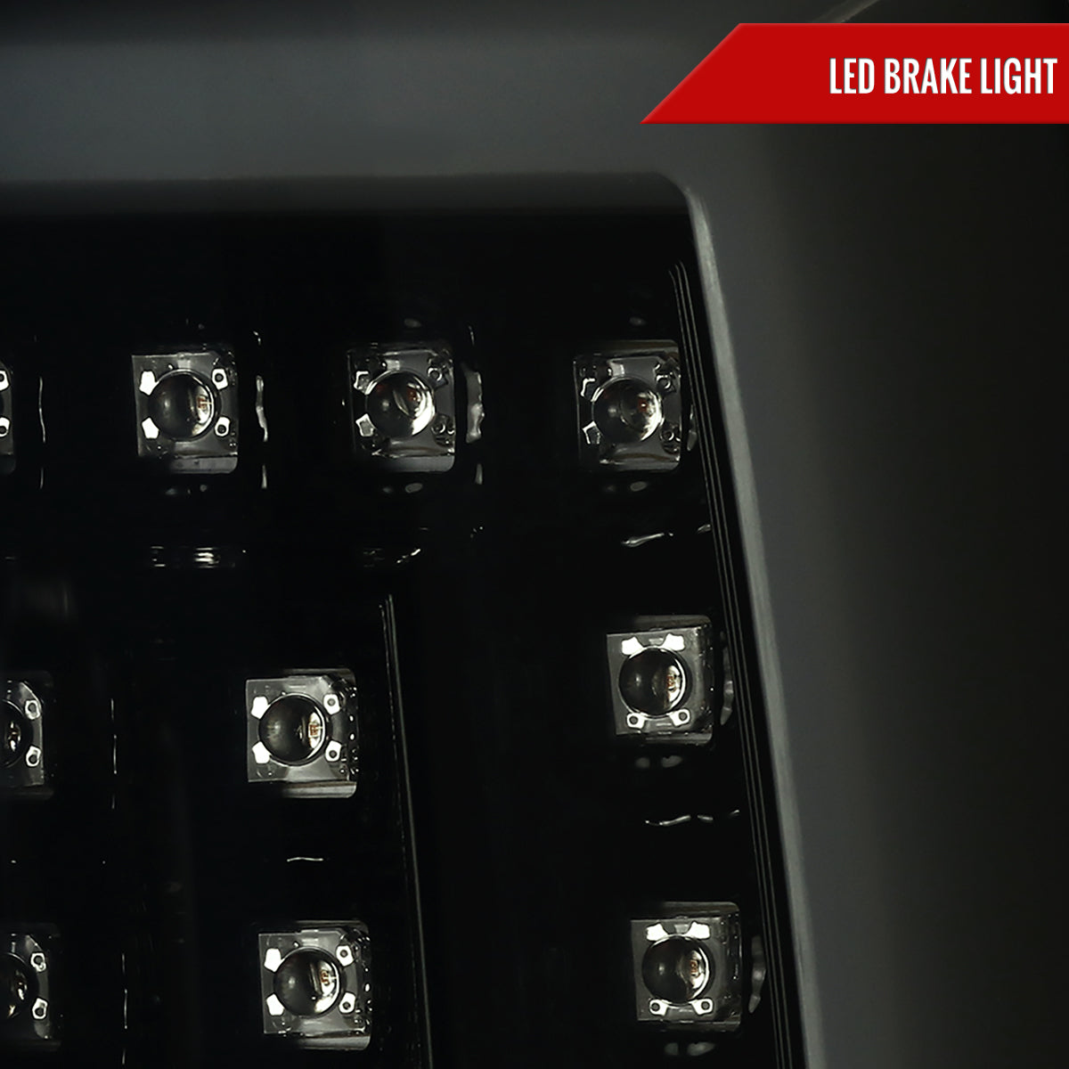 2000-2006 Chevrolet Suburban/Tahoe GMC Yukon/Yukon XL LED C Bar Tail Lights (Glossy Black Housing/Smoked Lens)