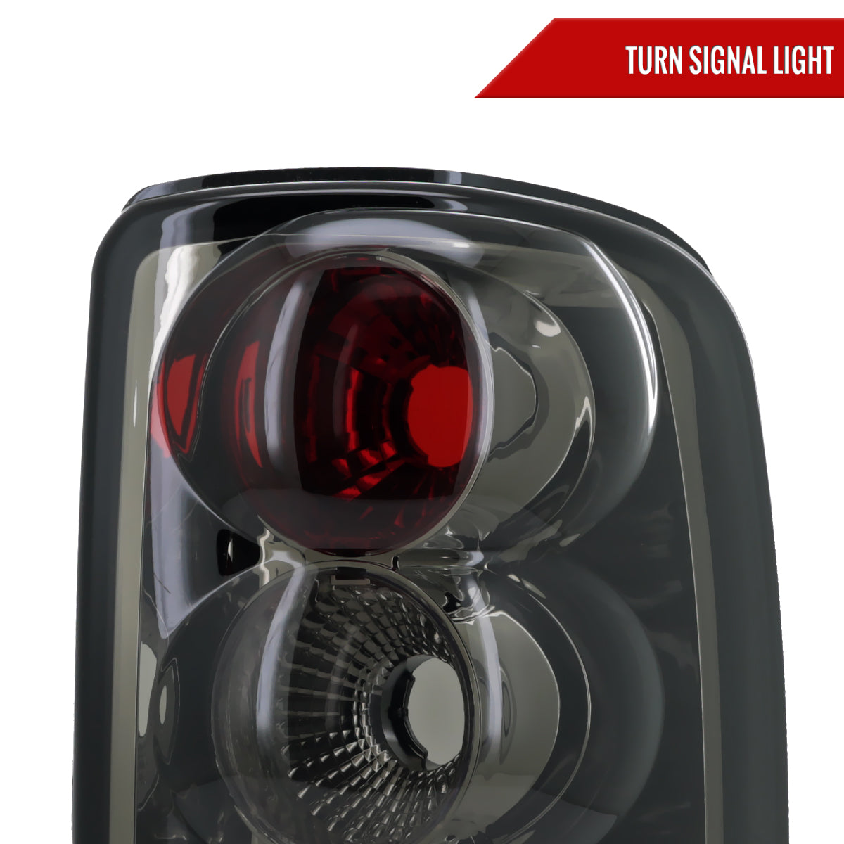 2000-2006 Chevrolet Suburban/Tahoe GMC Yukon/Yukon XL Tail Lights (Chrome Housing/Smoked Lens)