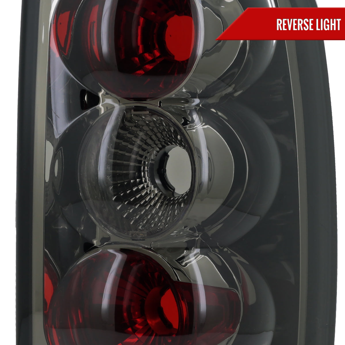 2000-2006 Chevrolet Suburban/Tahoe GMC Yukon/Yukon XL Tail Lights (Chrome Housing/Smoked Lens)