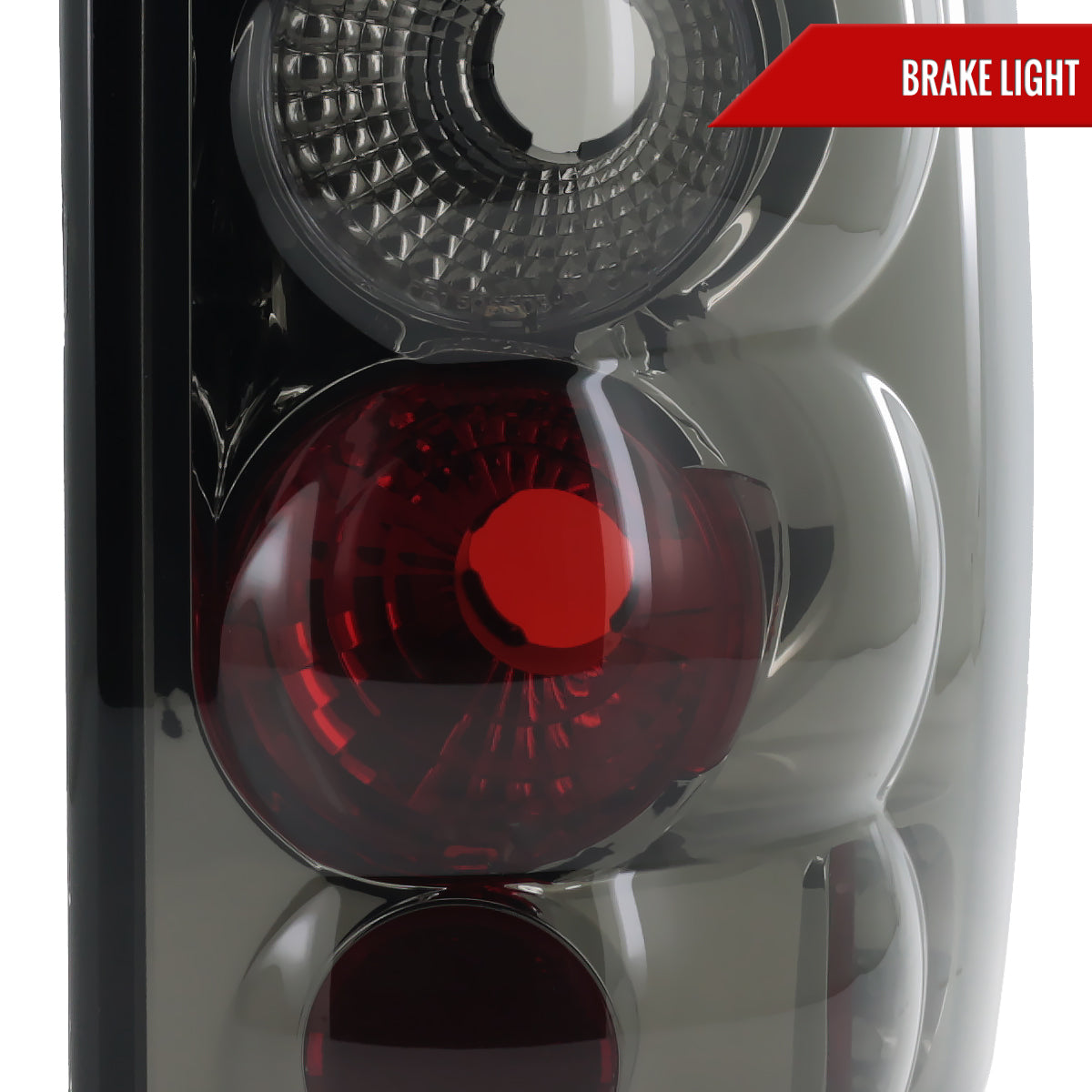 2000-2006 Chevrolet Suburban/Tahoe GMC Yukon/Yukon XL Tail Lights (Chrome Housing/Smoked Lens)