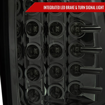 2000-2006 Chevrolet Suburban/Tahoe GMC Yukon/Yukon XL LED Tail Lights (Chrome Housing/Smoked Lens)