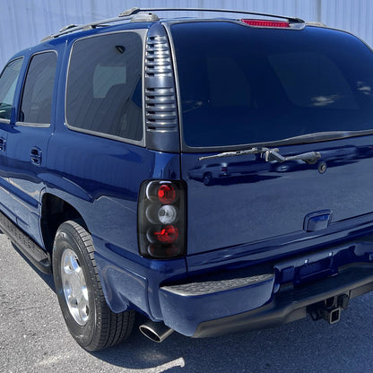 2000-2006 Chevrolet GMC Suburban/Tahoe/Yukon Tail Lights (Matte Black Housing/Clear Lens)