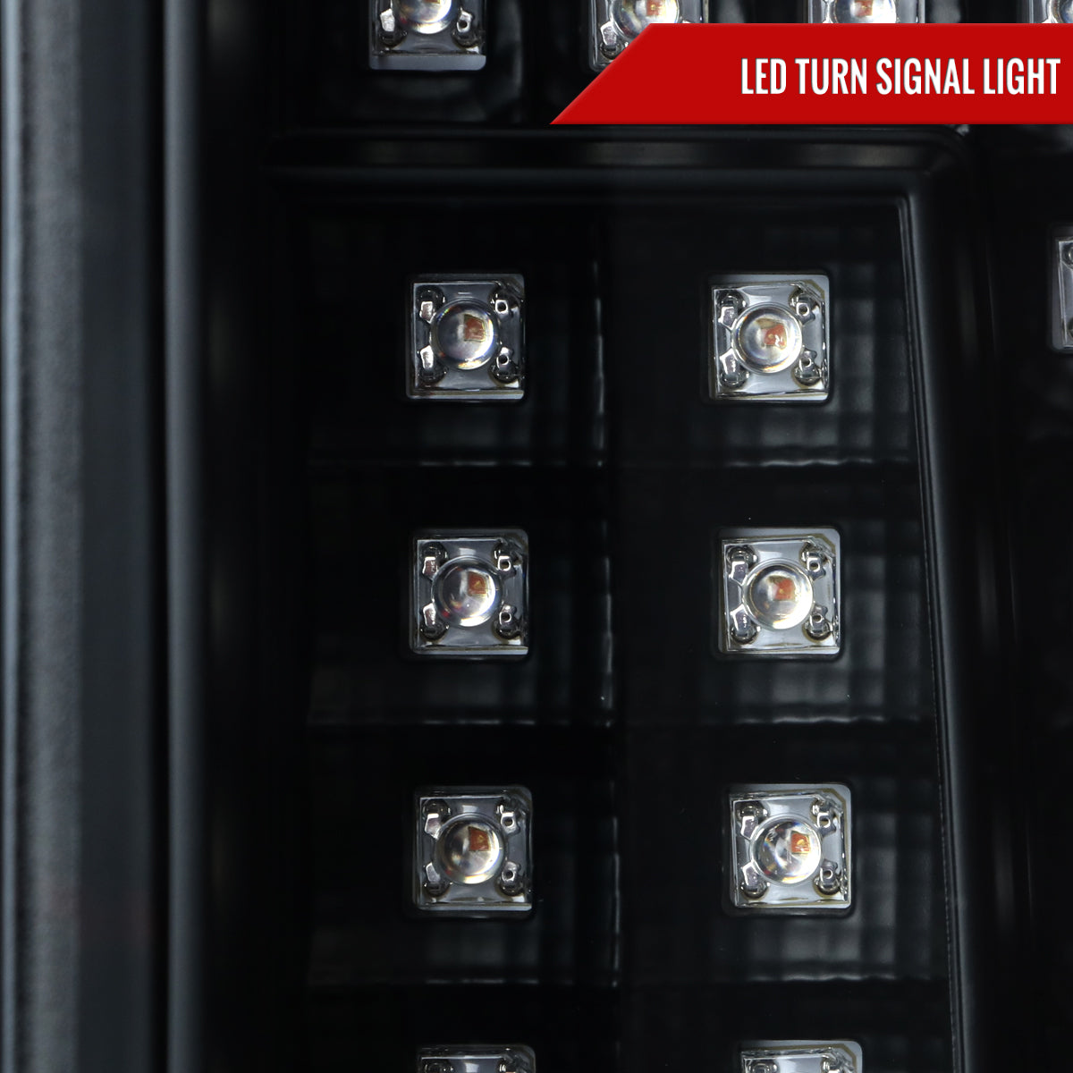 2000-2006 Chevrolet Suburban/Tahoe GMC Yukon/Yukon XL LED C Bar Tail Lights (Black Housing/Clear Lens)