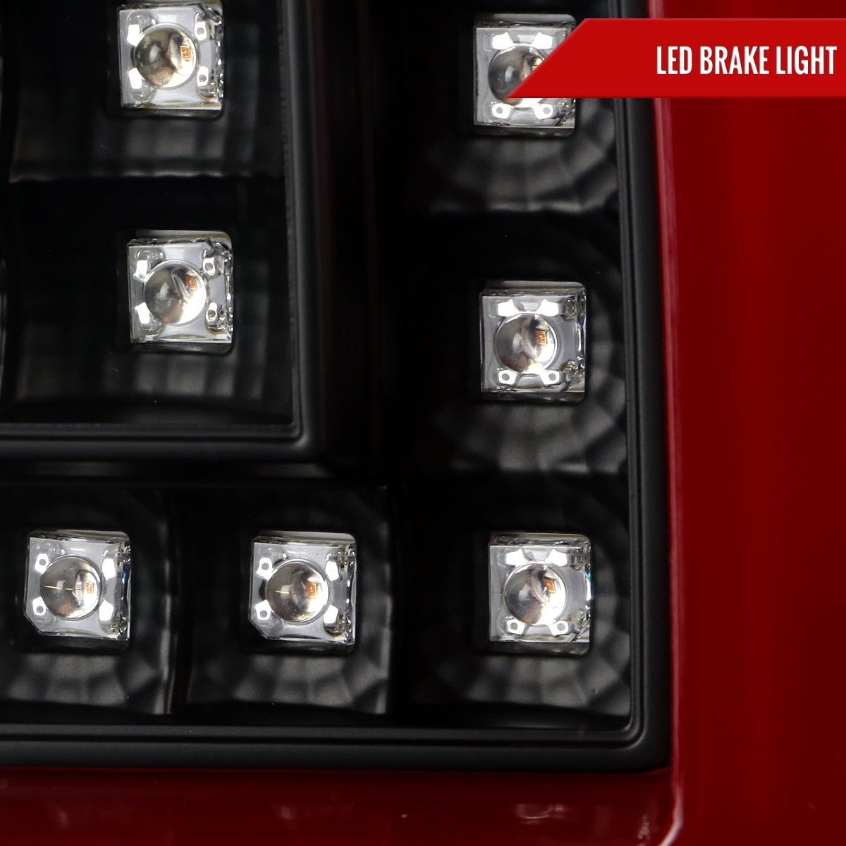 2000-2006 Chevrolet Suburban/Tahoe GMC Yukon/Yukon XL LED C Bar Tail Lights (Black Housing/Clear Lens)