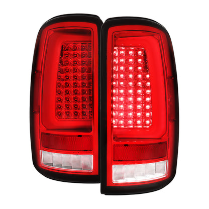 2000-2006 Tahoe/Suburban/Yukon LED C-Bar Tail Lights - Chrome/Red