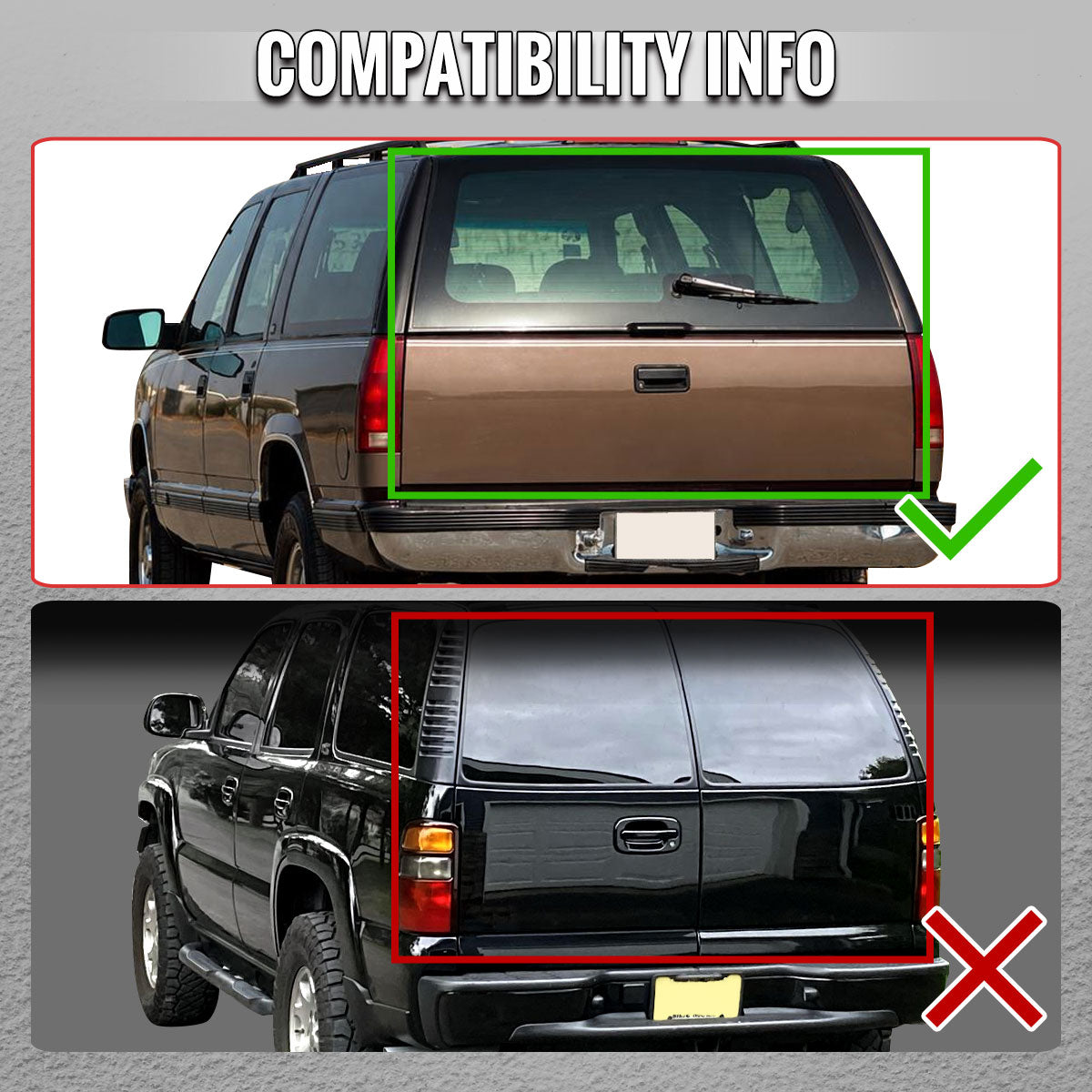 2000-2006 Tahoe/Suburban/Yukon LED C-Bar Tail Lights - Black/Smoked - view 10
