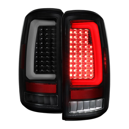 2000-2006 Tahoe/Suburban/Yukon LED C-Bar Tail Lights - Black/Smoked