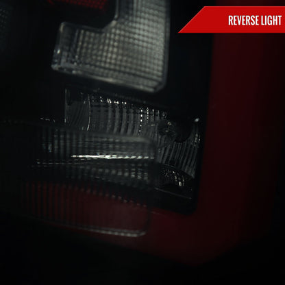 2007-2014 Chevrolet Tahoe/Suburban / 2007-2014 GMC Yukon/Yukon Denali LED Sequential Turn Signal Tail Lights (Glossy Black Housing/Smoked Lens)