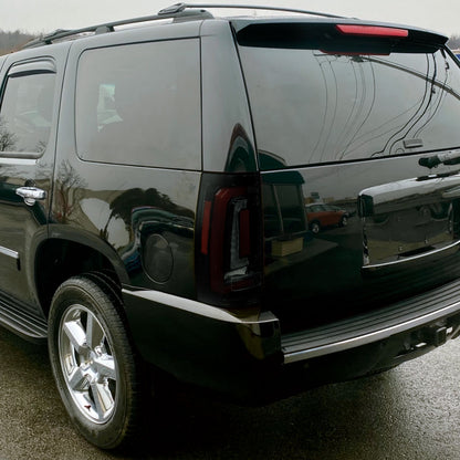 2007-2014 Chevrolet Tahoe/Suburban / 2007-2014 GMC Yukon/Yukon Denali LED Sequential Turn Signal Tail Lights (Glossy Black Housing/Smoked Lens)