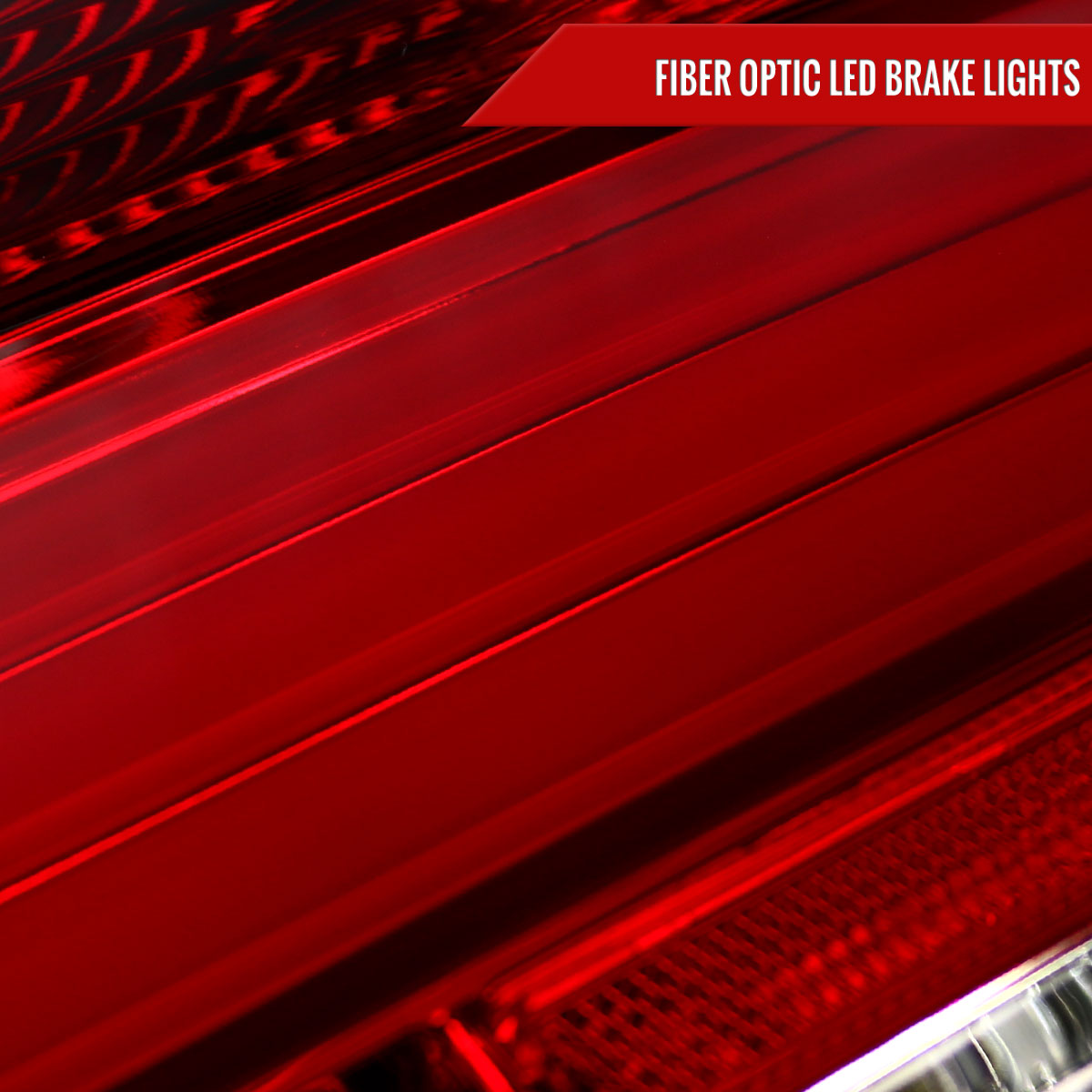 2001-2003 BMW E39 5 Series Sedan LED Tail Lights (Chrome Housing/Red Clear Lens)