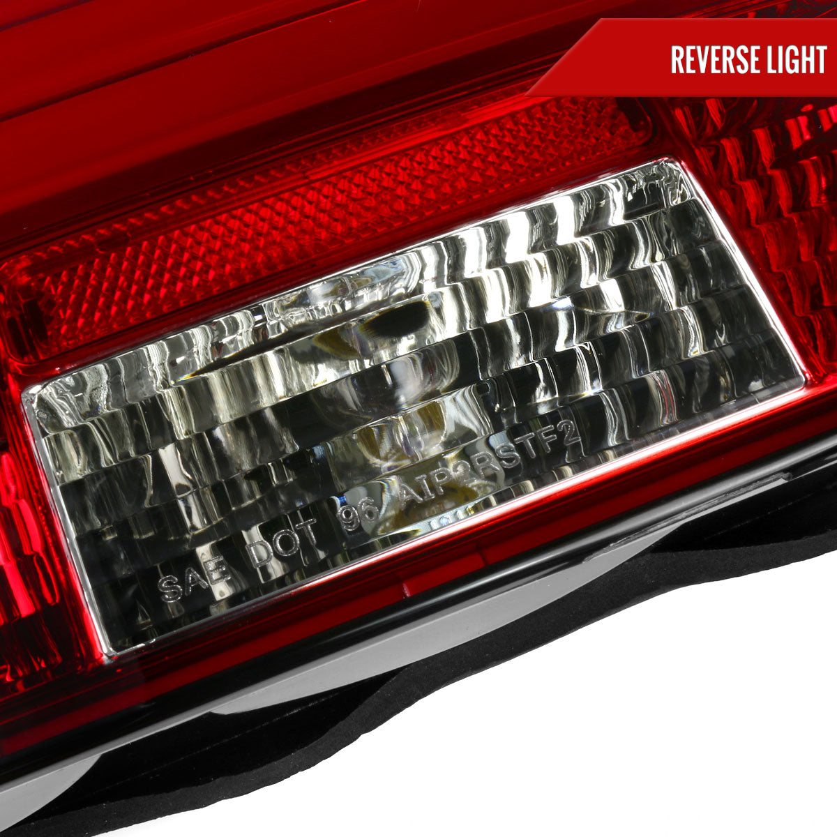 2001-2003 BMW E39 5 Series Sedan LED Tail Lights (Chrome Housing/Red Clear Lens)