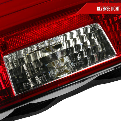 2001-2003 BMW E39 5 Series Sedan LED Tail Lights (Chrome Housing/Red Clear Lens)