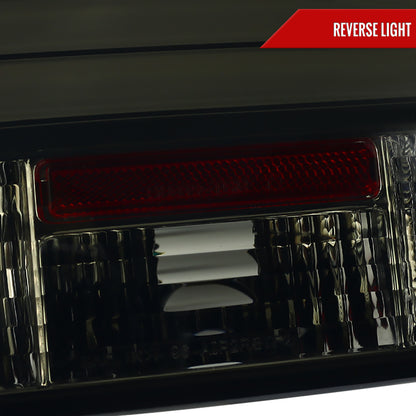 1997-2000 BMW E39 5 Series Sedan LED Tail Lights (Chrome Housing/Smoked Lens)