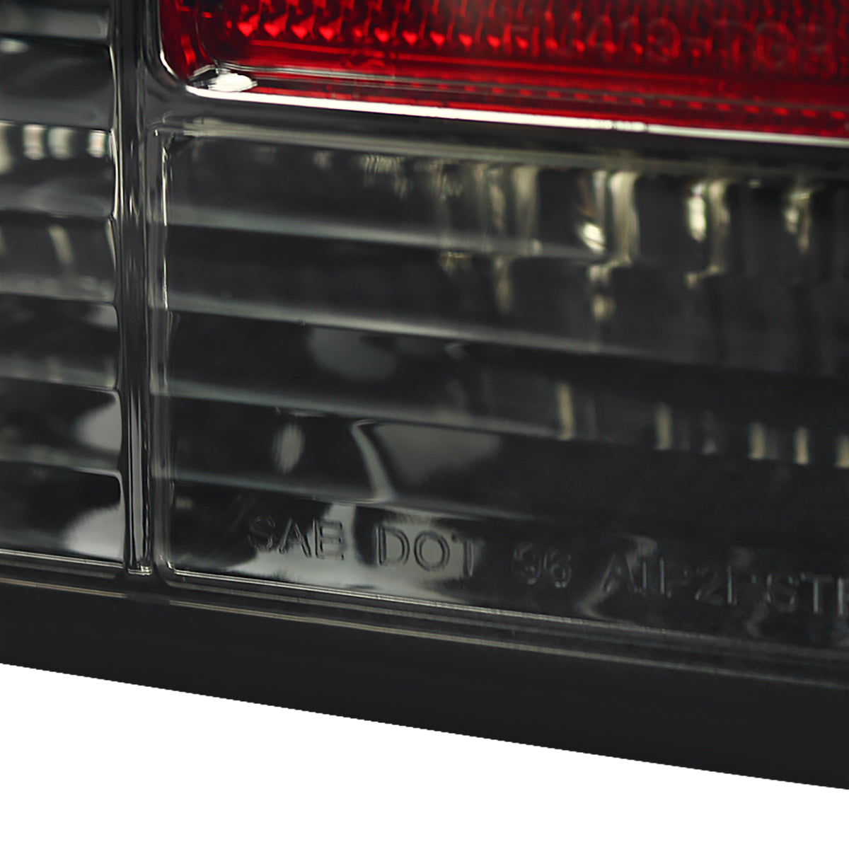 1997-2000 BMW E39 5 Series Sedan LED Tail Lights (Chrome Housing/Smoked Lens)