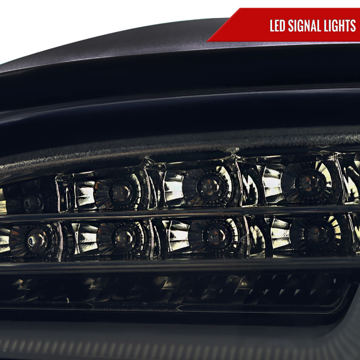 2004-2007 BMW E60 5 Series Sedan LED Tail Lights (Glossy Black Housing/Smoked Lens)