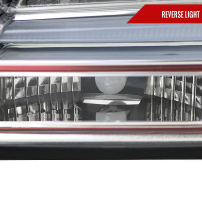 2004-2007 BMW E60 5 Series Sedan LED Tail Lights (Chrome Housing/Clear Lens)