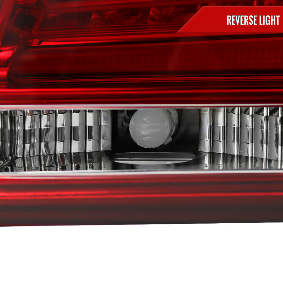 2008-2010 BMW E60 5 Series Sedan LED Tail Lights (Chrome Housing/Red Lens)