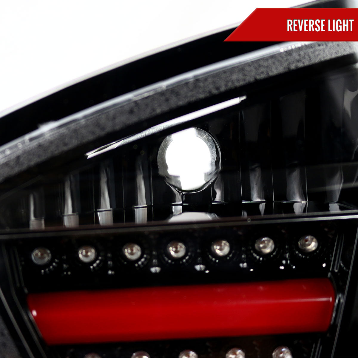 2006-2008 BMW E90 3 Series Sedan LED Tail Lights (Jet Black Housing/Clear Lens)