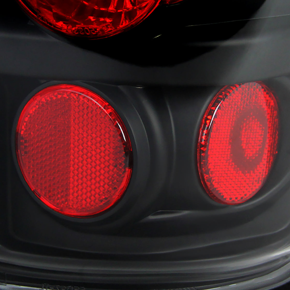 1997-2002 Ford Expedition Tail Lights (Matte Black Housing/Clear Lens)