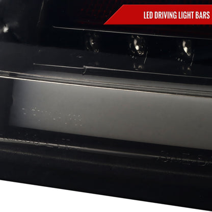 2008-2017 Mitsubishi Lancer / 2008-2015 Lancer EVO X Sedan LED Tail Lights (Glossy Black Housing/Smoked Lens)