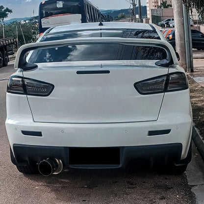 2008-2017 Mitsubishi Lancer / 2008-2015 Lancer EVO X Sedan LED Tail Lights (Chrome Housing/Smoked Lens)