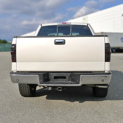 2004-2008 Ford F-150 Styleside Tail Lights (Chrome Housing/Smoked Lens)