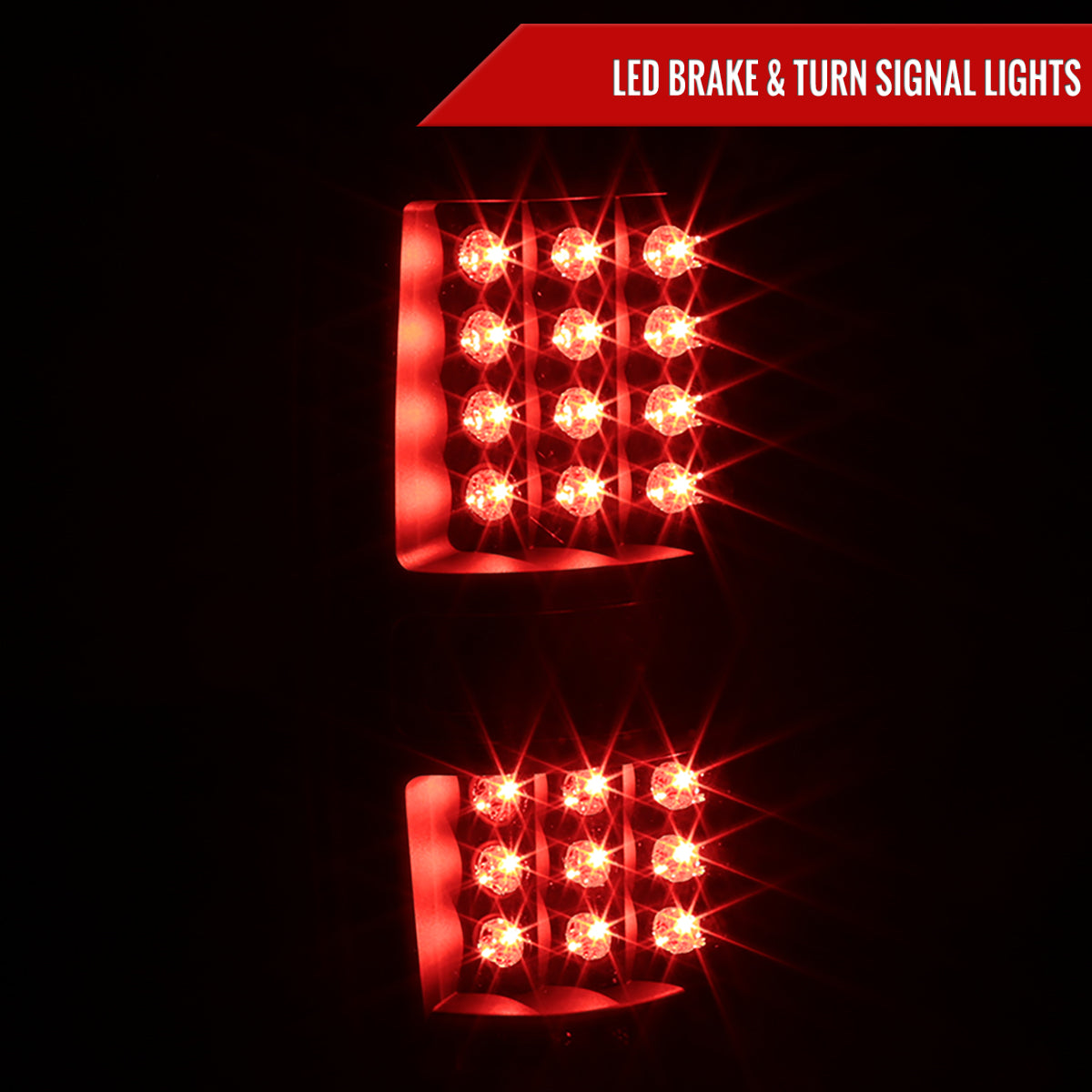 2009-2014 Ford F-150 LED Tail Lights (Matte Black Housing/Clear Lens)