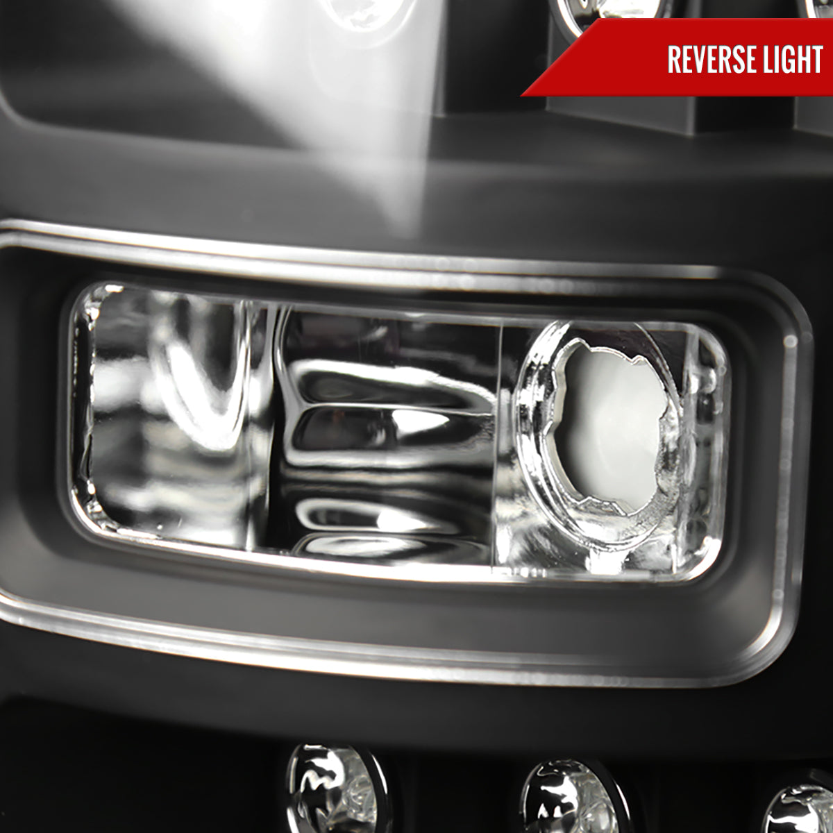 2009-2014 Ford F-150 LED Tail Lights (Matte Black Housing/Clear Lens)