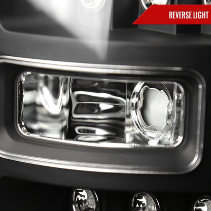 2009-2014 Ford F-150 LED Tail Lights (Matte Black Housing/Clear Lens)