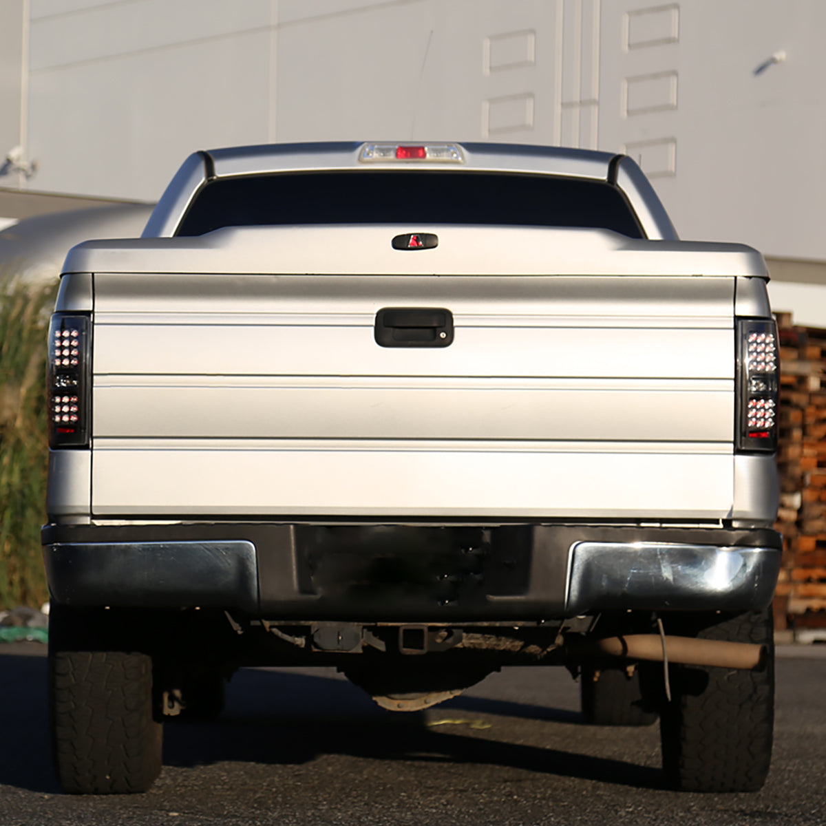 2009-2014 Ford F-150 LED Tail Lights (Matte Black Housing/Clear Lens)