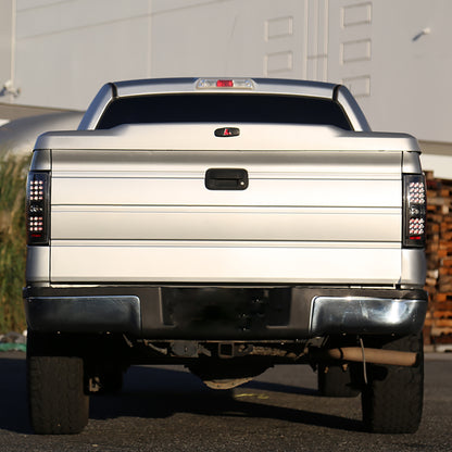 2009-2014 Ford F-150 LED Tail Lights (Matte Black Housing/Clear Lens)