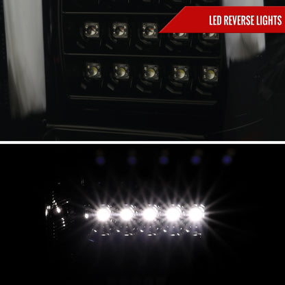 2015-2017 Ford F-150 LED Tail Lights (Glossy Black Housing/Smoked Lens)