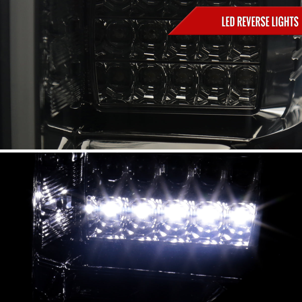 2015-2017 Ford F-150 LED Tail Lights ( Chrome Housing/Smoked Lens)