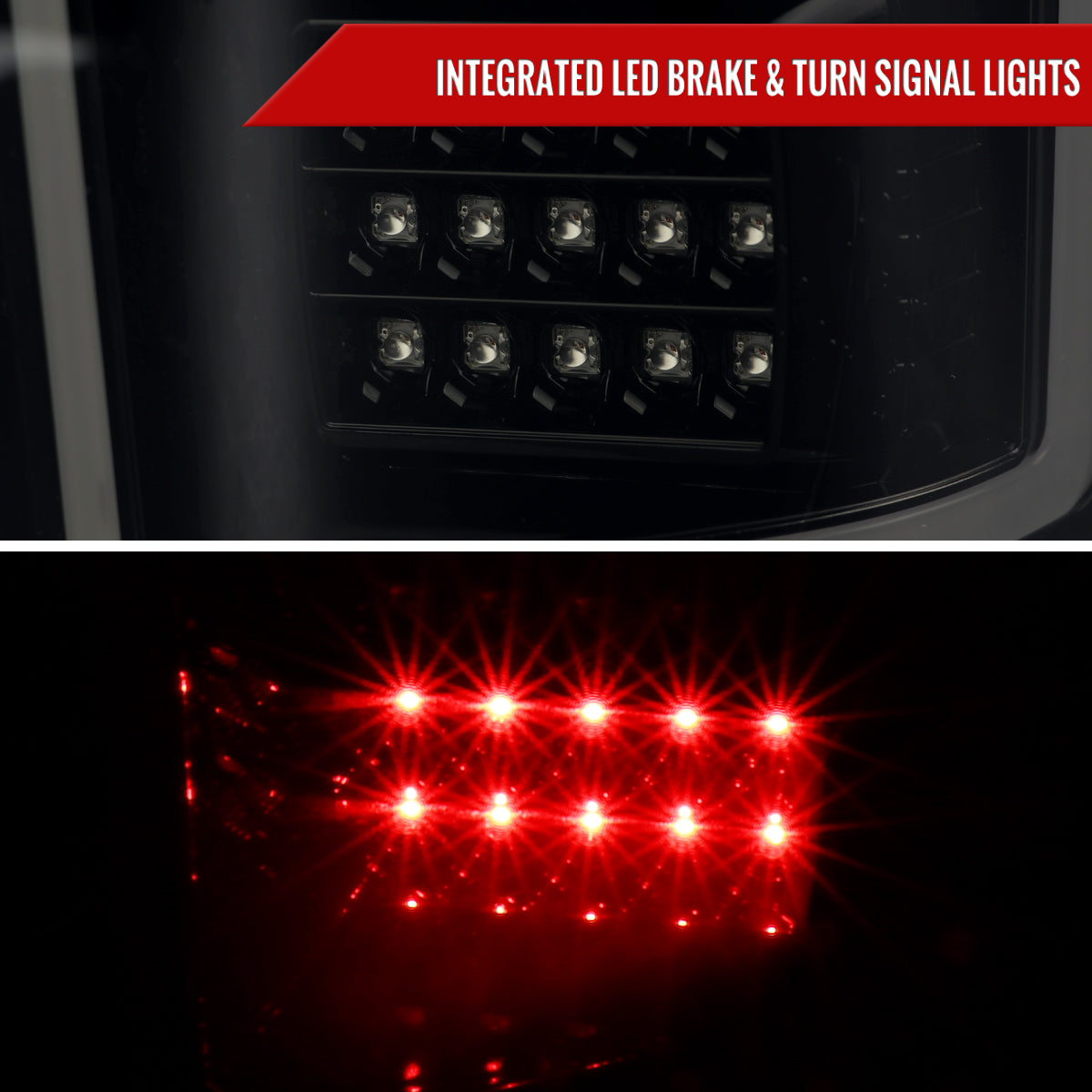 2018-2020 Ford F-150 LED Tail Lights (Glossy Black Housing/Smoked Lens)
