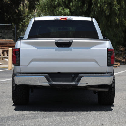 2018-2020 Ford F-150 Sequential Turn Signal Animated Red LED Bar Tail Lights (Black Housing/Smoked Lens)