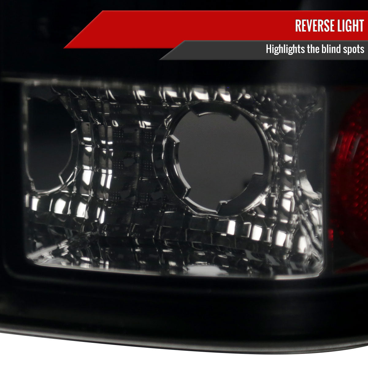 1997-2007 Ford F-150/F-250/F-350/F-450/F-550 Styleside LED Tail Lights (Glossy Black Housing/Smoked Lens)