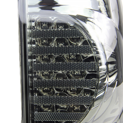 1997-2007 Ford F-150/F-250/F-350/F-450/F-550 Styleside V2 LED Tail Lights - RS (Chrome Housing/Smoked Lens)