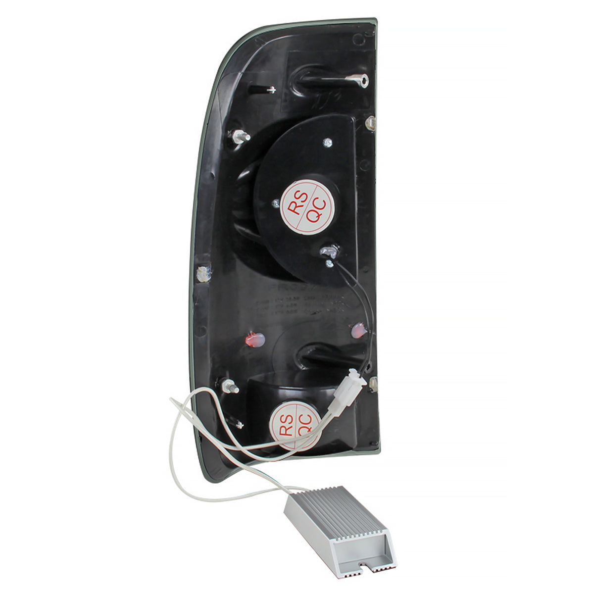 1997-2007 Ford F-150/F-250/F-350/F-450/F-550 Styleside V2 LED Tail Lights - RS (Chrome Housing/Smoked Lens)