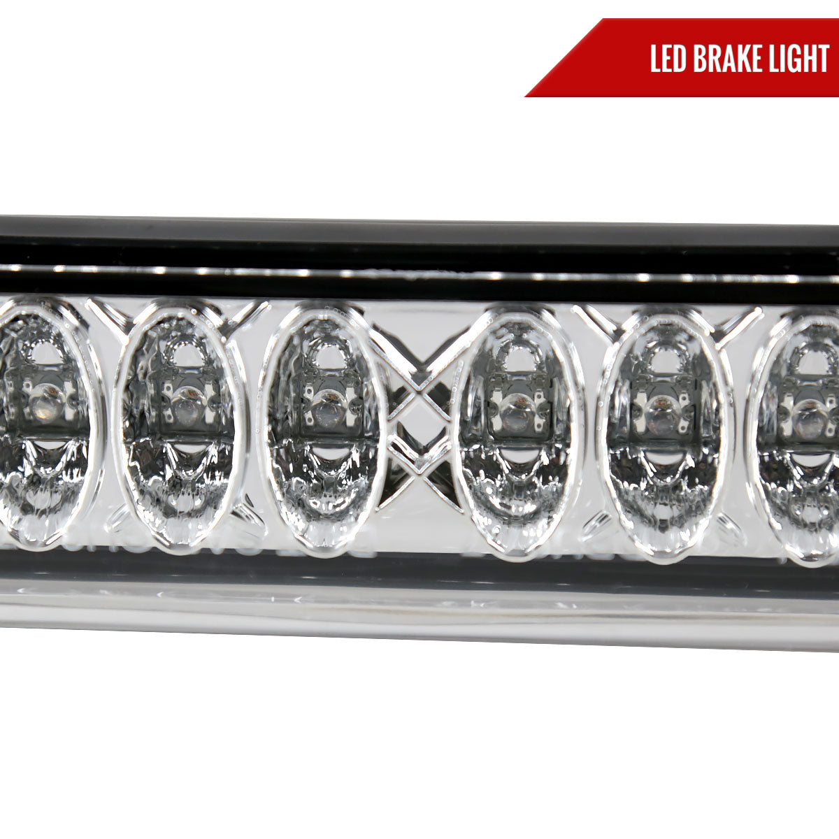 1997-2004 Ford F-150/F-250 Lincoln Blackwood LED 3rd Brake Tail Light (Chrome Housing/Clear Lens)