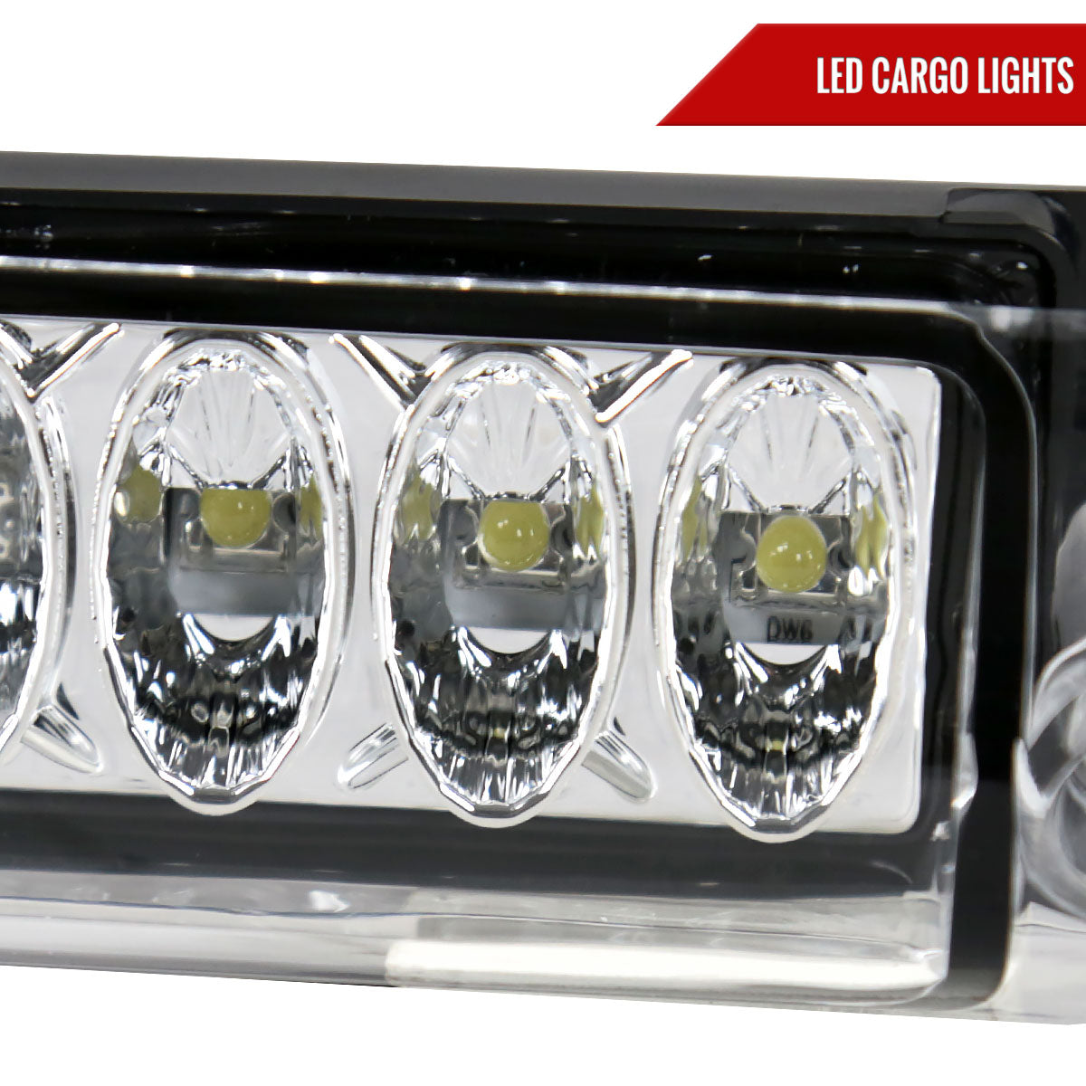 1997-2004 Ford F-150/F-250 Lincoln Blackwood LED 3rd Brake Tail Light (Chrome Housing/Clear Lens)