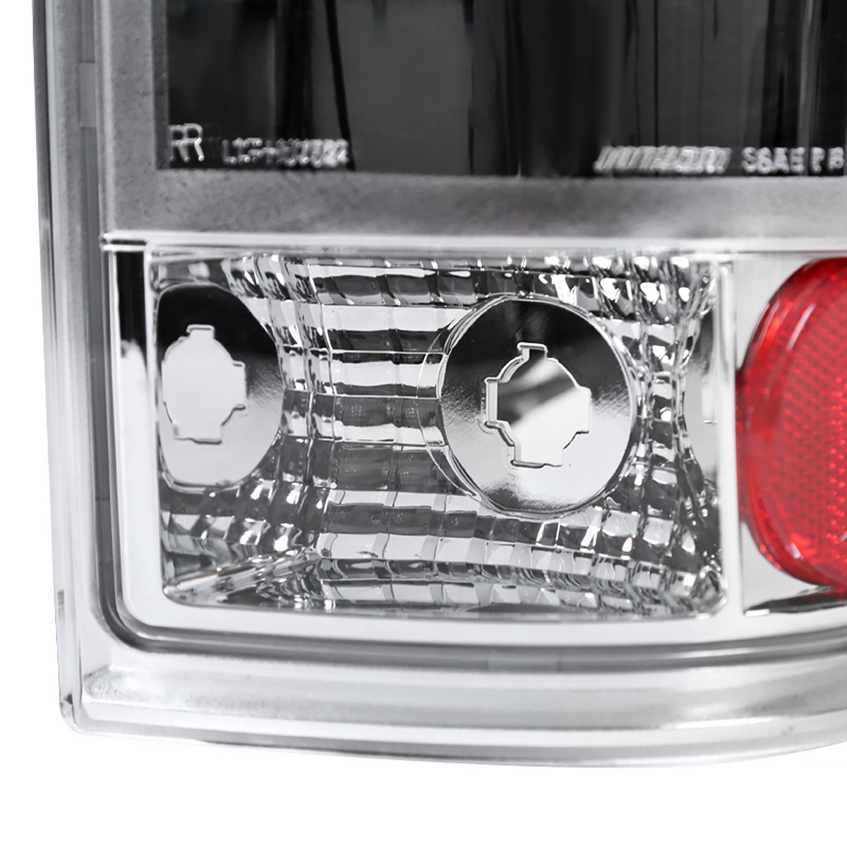 2008-2016 Ford F-250/F-350/F-450/F-550 Super Duty LED Tail Lights (Chrome Housing/Clear Lens)