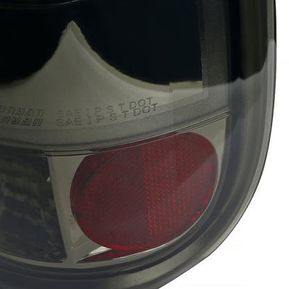 2008-2016 Ford F-250/F-350/F-450/F-550 Super Duty LED Tail Lights (Chrome Housing/Smoked Lens)