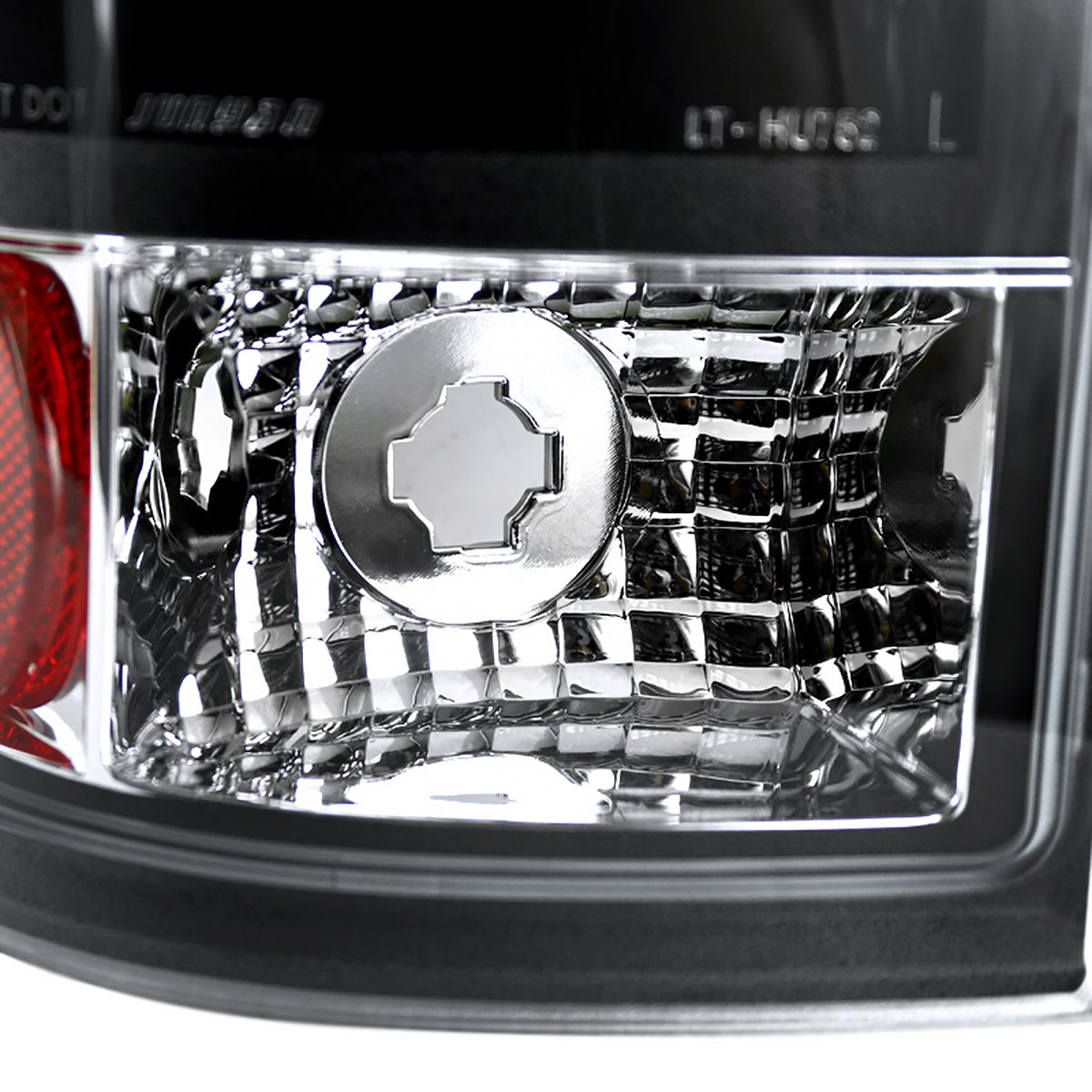 2008-2016 Ford F-250/F-350/F-450/F-550 Super Duty LED Tail Lights (Matte Black Housing/Clear Lens)