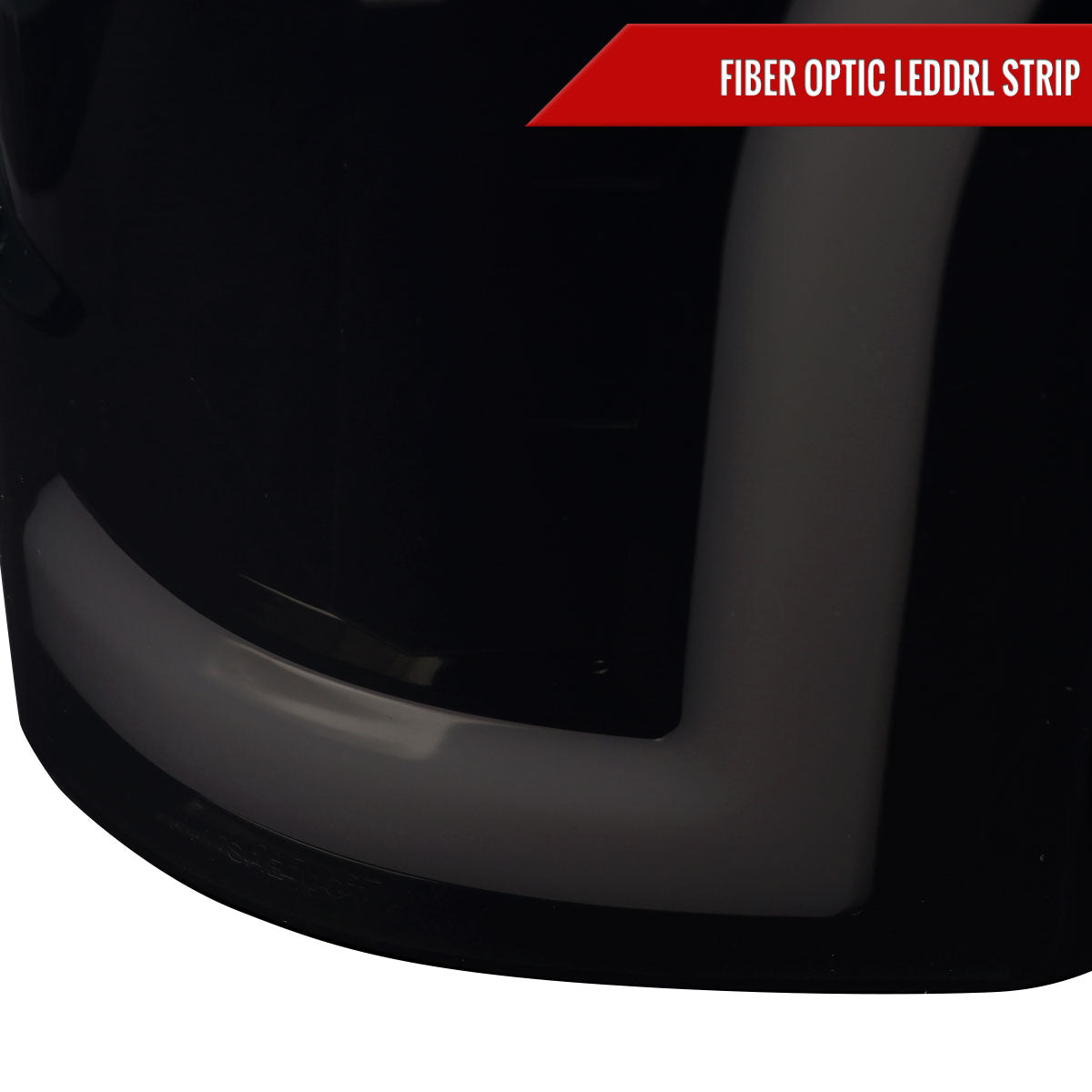 2017-2019 Ford F-250/F-350/F-450/F-550 LED Bar Tail Lights (Glossy Black Housing/Dark Smoked Lens)