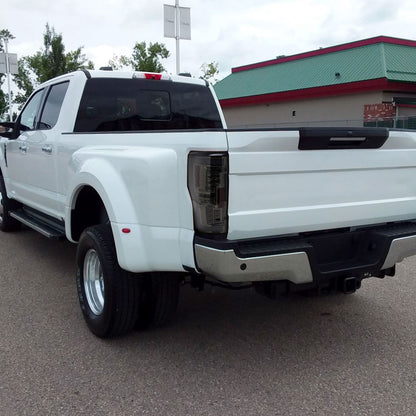 2017-2019 Ford F-250/F-350/F-450/F-550 Super Duty LED Bar Tail Lights (Chrome Housing/Smoked Lens)